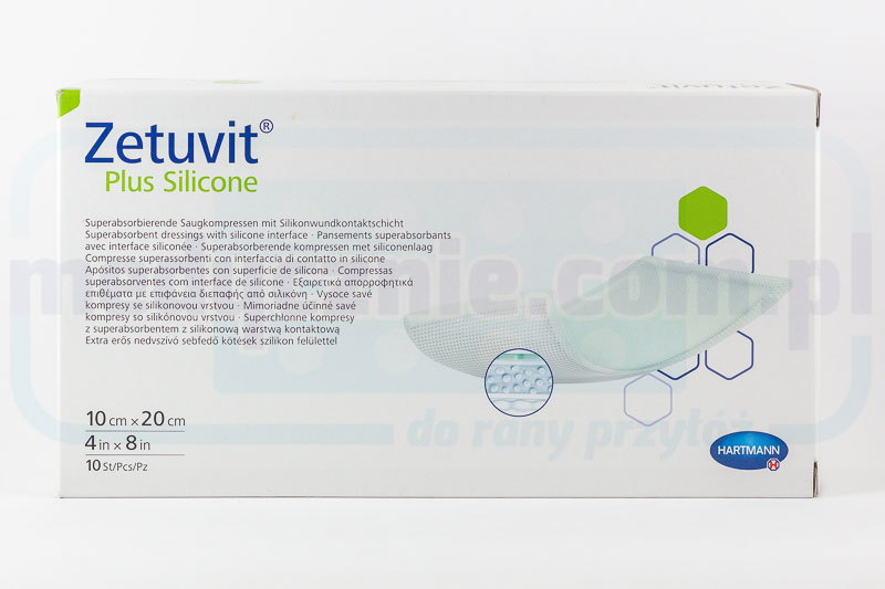 Zetuvit Plus Silikon 10*20cm 1Stk